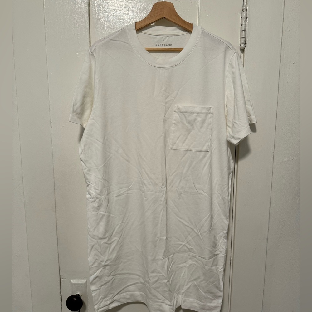 Everlane White T Shirt Dress